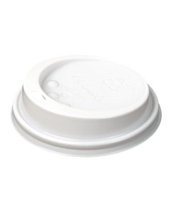 White Lid To Fit 225ml Huhtamaki Hot Cup Pack of 1000 (CL868)