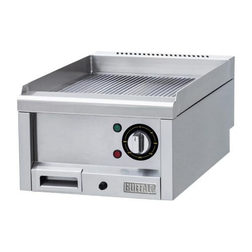 Buffalo 600 Series Ribbed Electric Griddle 400mm (CU474)