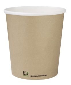 Fiesta Compostable Coffee Cups Single Wall 8oz Pack of 1000 (CU980)