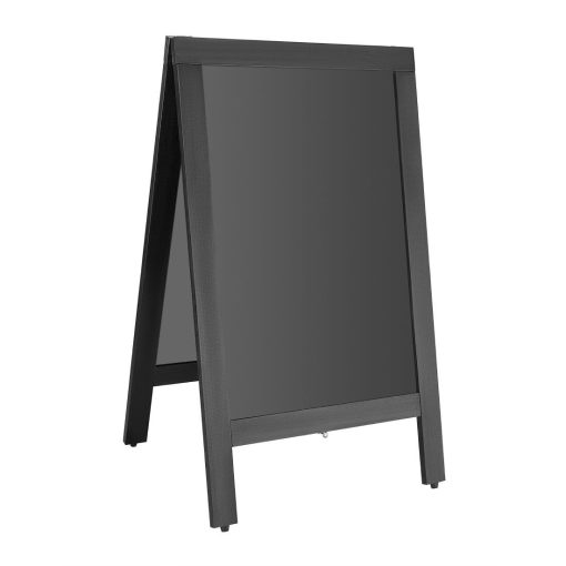Olympia Pavement Board Black Wooden Frame 500x850mm (CU992)