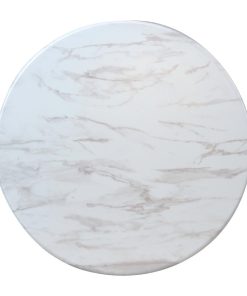 Round Laminate Table Top Marble 600mm (CZ842)