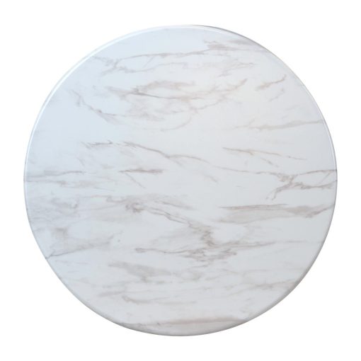 Round Laminate Table Top Marble 600mm (CZ842)