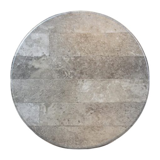 Round Laminate Table Top Concrete 600mm (CZ843)