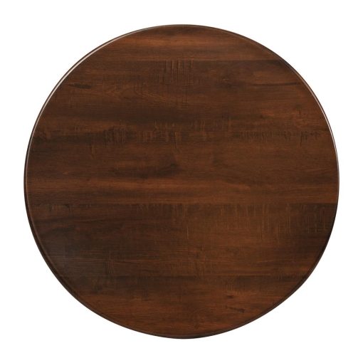 Round Laminate Table Top Walnut 600mm (CZ845)