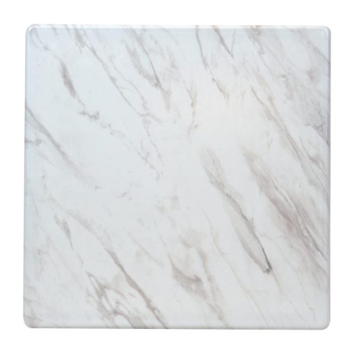 Square Laminate Table Top Marble 600mm (CZ846)