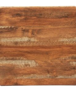 Square Laminate Table Top Planked Oak 700mm (CZ852)