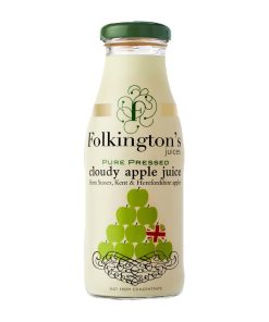 Folkingtons Juices Apple Glass Bottle 250ml Pack of 12 (FU462)