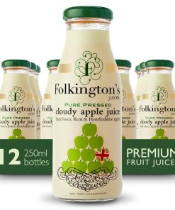 Folkingtons Juices Apple Glass Bottle 250ml Pack of 12 (FU462)