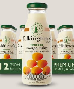 Folkingtons Juices Mango Glass Bottle 250ml Pack of 12 (FU463)