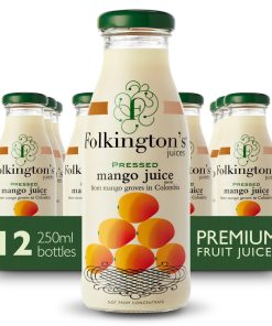 Folkingtons Juices Mango Glass Bottle 250ml Pack of 12 (FU463)