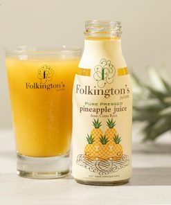 Folkingtons Juices Pineapple Glass Bottle 250ml Pack of 12 (FU466)