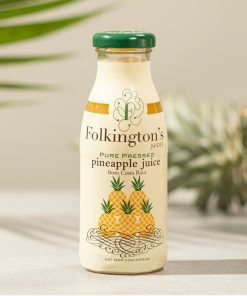 Folkingtons Juices Pineapple Glass Bottle 250ml Pack of 12 (FU466)