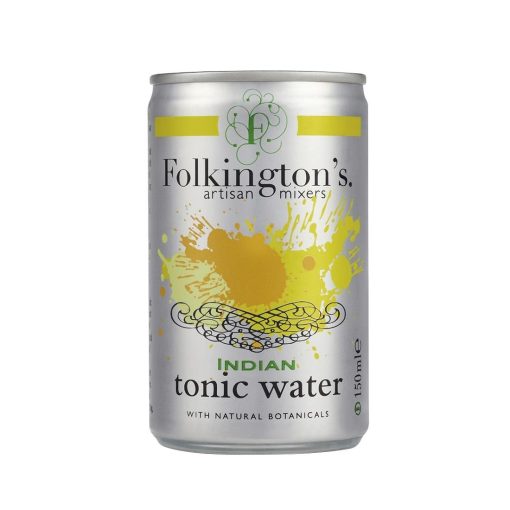 Folkingtons Indian Tonic Water Can 150ml Pack of 24 (FU473)