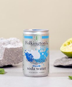 Folkingtons Club Soda Can 150ml Pack of 24 (FU475)