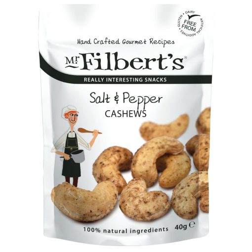 Mr Filberts Salt and Pepper Cashews 40g Pack of 20 (FU479)