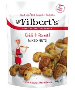 Mr Filberts Chilli and Fennel Mixed Nuts 40g Pack of 20 (FU480)