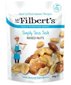 Mr Filberts Simply Sea Salt Mixed Nuts 40g Pack of 20 (FU481)