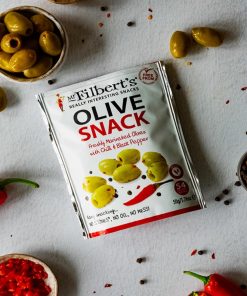 Mr Filberts Green Olives Chilli and Black Pepper 50g Pack of 12 (FU482)