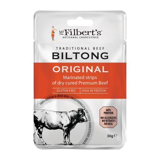 Mr Filberts Original Biltong 30g Pack of 20 (FU484)