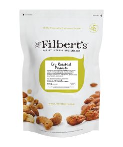 Mr Filberts Loose Serve Catering Bag Dry Roasted Peanuts 2-8kg (FU487)