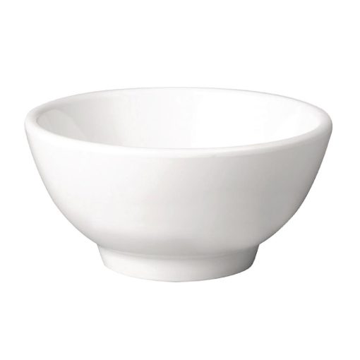 APS Pure Melamine White Round Bowl 130mm (GF144)