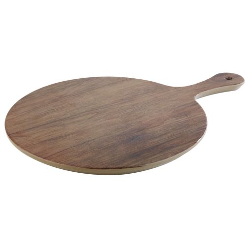 APS Oak Effect Round Handled Pizza Paddle Board 300mm (GN560)