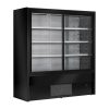 Zoin Cervinho Multideck Display Black with Sliding Doors 1500mm (UA054-150)