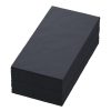 Duni Tissue Dinner Napkin Black 40x40cm Pack of 1250 (DX507)