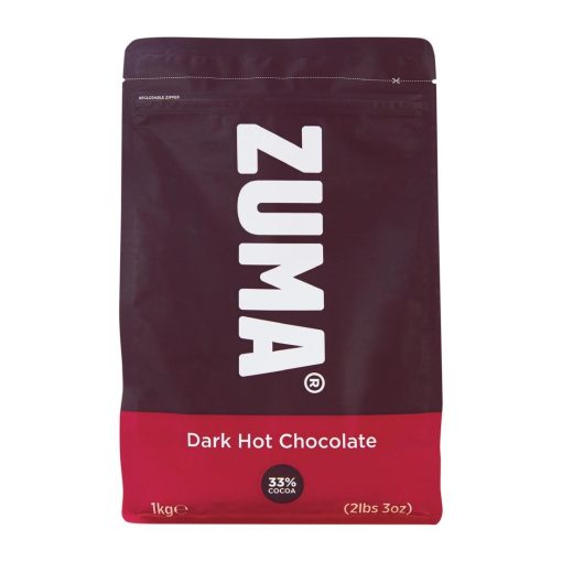 Zuma Dark Hot Chocolate 33 Cocoa 1kg Bag (DX612)