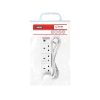 Status 4 Way Surge Protected Extension Socket White 2m (DZ474)
