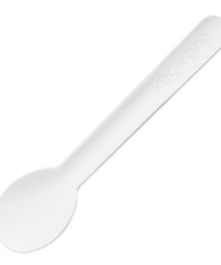 Vegware Compostable Paper Teaspoon 115mm Pack of 1000 (FU293)