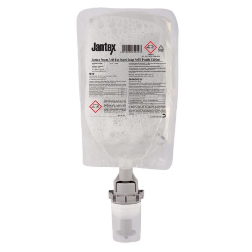 Jantex Foam Anti-Bac Hand Soap Refill Pouch 1300ml (FU378)