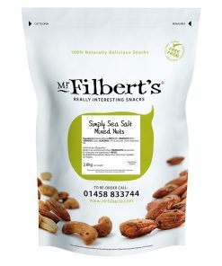 Mr Filberts Foodservice Bag Simply Sea Salt Mixed Nuts 2-8kg (FU573)