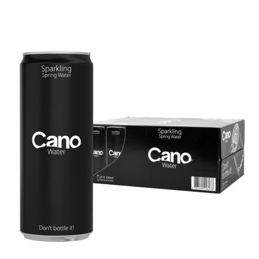 Cano Water Sparkling Cans 330ml Pack of 24 (FU937)