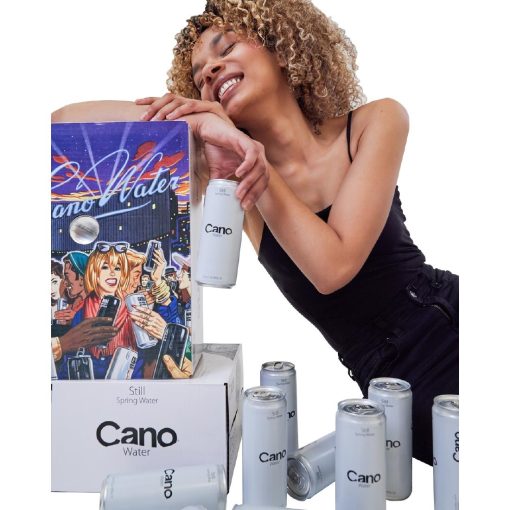 Cano Water Sparkling Cans 330ml Pack of 24 (FU937)