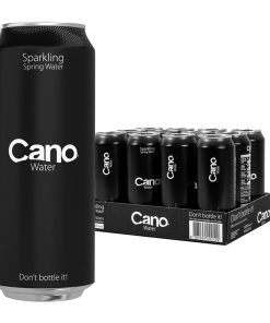 Cano Water Sparkling Resealable Cans 500ml Pack of 12 (FU939)