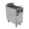 Falcon 400 Series Twin Pan Twin Basket Electric Fryer with Twin Filtration and Fryer Angel (FW753)