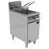 Falcon Dominator Plus Twin Basket Fryer and Fryer Angel Natural Gas (FW754-N)