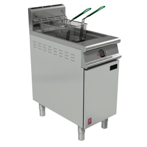 Falcon Dominator Plus Twin Basket Gas Fryer with Filtration and Fryer Angel Natural Gas (FW756-N)