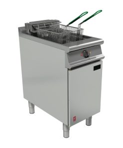 Falcon Dominator Plus Twin Basket Fryer with Filtration and Fryer Angel on Feet (FW759)