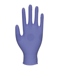 Biotouch Single Use Glove Violet Blue Nitrile Powder Free Size Large Pack of 100 (FW844-L)