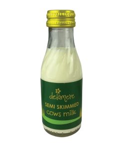 Delamere Dairy Mini Semi-Skimmed Milk 97ml Pack of 24 (FX096)