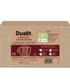 Dualit Indian Monsoon Compostable Coffee Bags Pack of 40 (FX188)