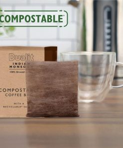 Dualit Indian Monsoon Compostable Coffee Bags Pack of 40 (FX188)