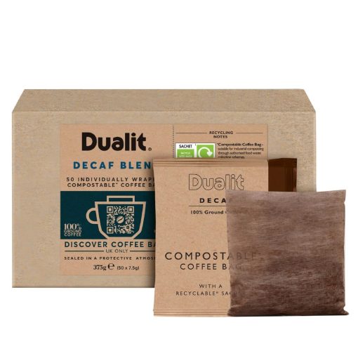 Dualit Decaf Compostable Coffee Bags Pack of 40 (FX189)