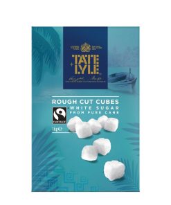 Tate and Lyle Rough Cut White Sugar Cubes 1kg (HP982)