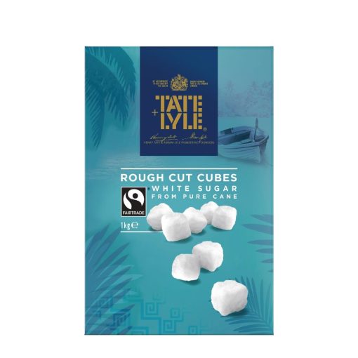 Tate and Lyle Rough Cut White Sugar Cubes 1kg (HP982)