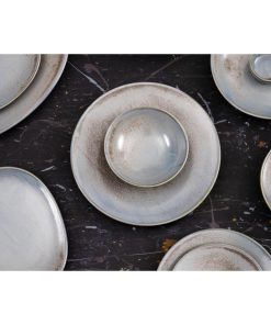 Olympia Ember Blue Triangle Plates 308x255mm Pack of 4 (FU176)