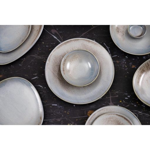 Olympia Ember Blue Triangle Plates 308x255mm Pack of 4 (FU176)