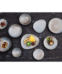 Olympia Ember Blue Triangle Plates 308x255mm Pack of 4 (FU176)